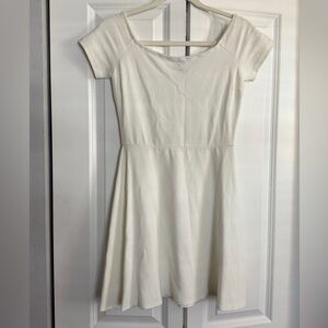 Aqua Mini White Dress - Medium